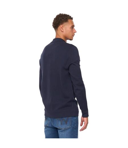 Mens Melfi Knitted Zip-off Jumper Navy Duck And Cover