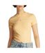 T-shirt jaune femme tommy hilfiger night navy - l-1