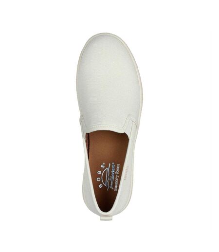 Espadrilles Flexpadrill Femme Blanc Cassé Skechers