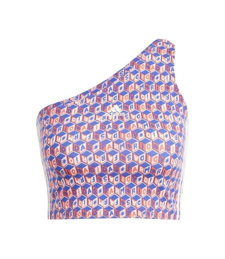 Débardeur Farm Rio Femme Bleu Rouge Adidas