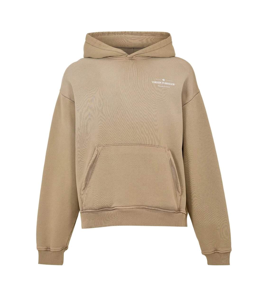Mens Pullover Hoodie Beige Couture Club-2