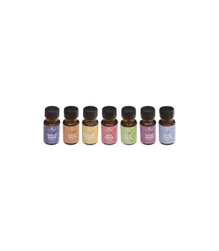 Lot de 7 Huiles Parfumées Chakra 10ml Marron