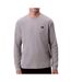 Sweat gris homme calvin klein jeans waffle badge-1