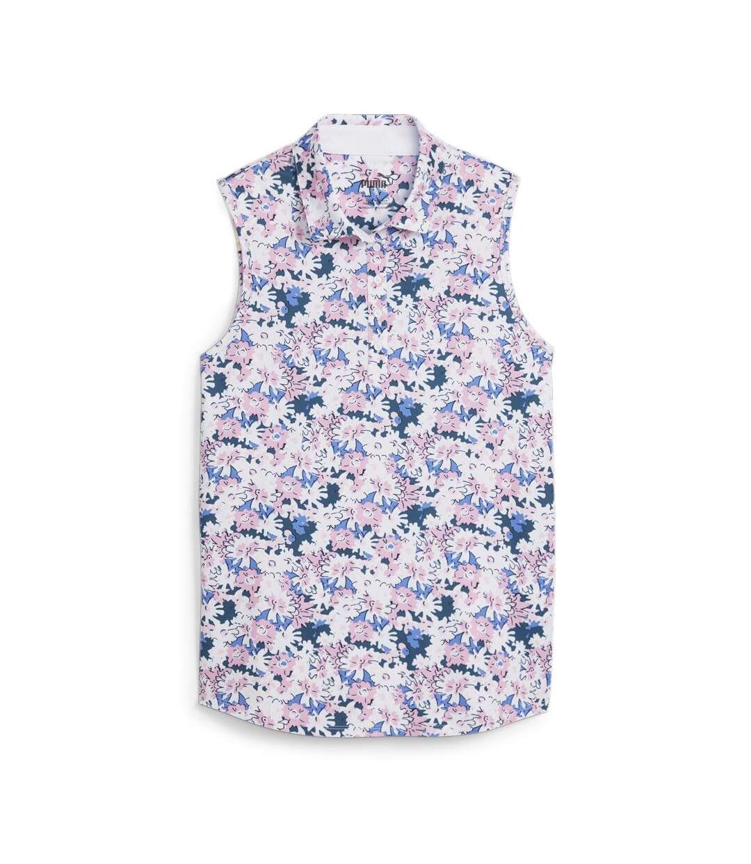 Polo de golf rose femme puma mattr bloom - l-1