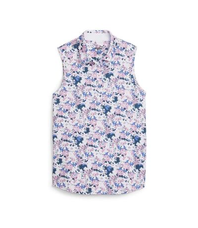 Polo de golf rose femme puma mattr bloom - l