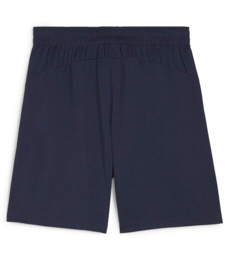 Mens Teamfinal Football Shorts Navy Silver Puma