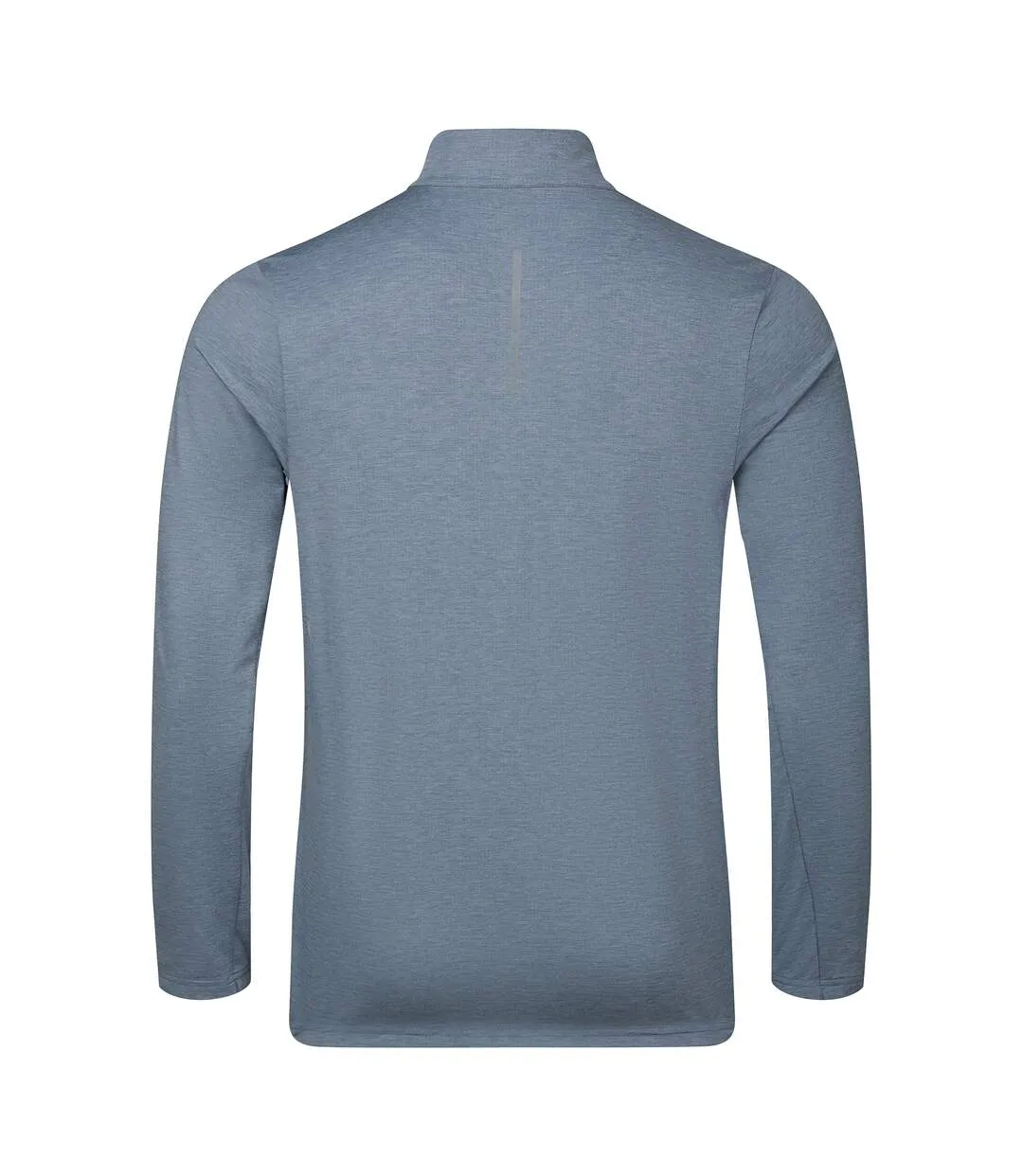 T-shirt Manches Longues À Col Montant Zippé Power Up Homme Vieux Bleu Dare 2B-3