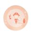 Tapis Rond Enfant Imprimé Bambini 160cm Orange-1