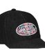 Casquette Dad Cap en coton avec écusson imprimé Denim Black Vondutch-3