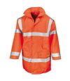 Result Mens Safeguard High-Visibility Safety Jacket (EN471 Class 3) (Fluorescent Orange) - UTRW3224