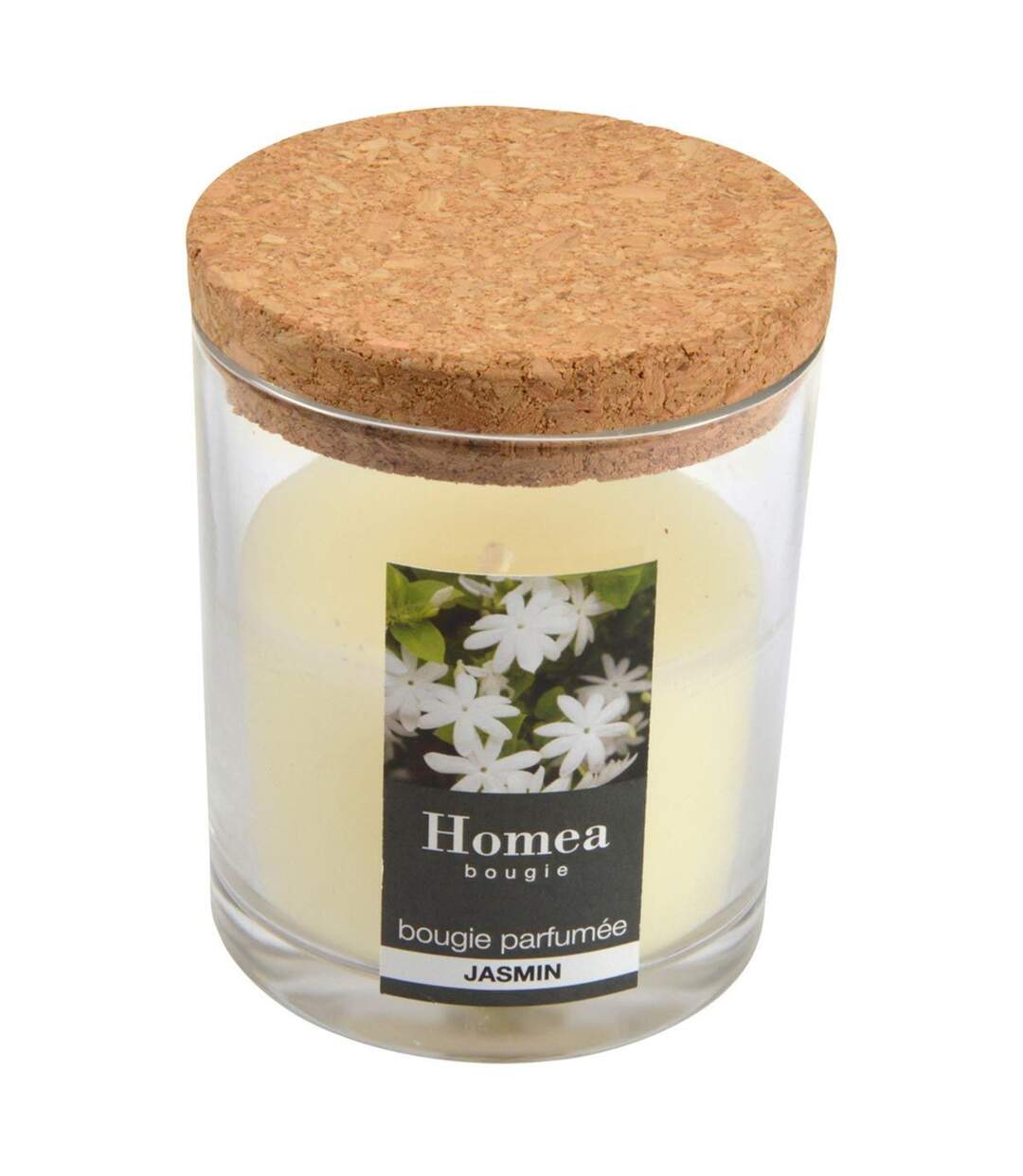 Bougie Verrine Parfumée Essentiel 8cm Jasmin-1