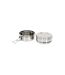 Lunch Box Ronde 2 Niveaux 80cl Inox-4
