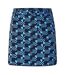 Womens/ladies Houndstooth Golf Skort Purple Puma-1