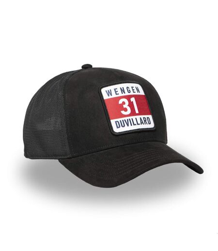 Casquette Trucker premium avec filet Suédine Dossard Duvillard