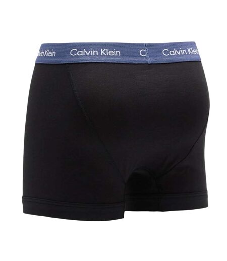 x3 boxers noir/marron homme calvin klein jeans 2662g - m