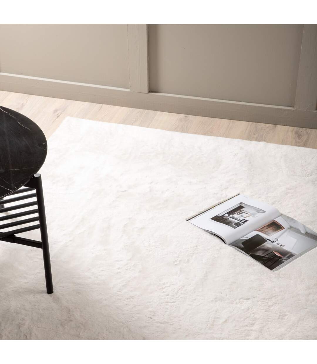 Tapis Design Nina 200x300cm Blanc-3