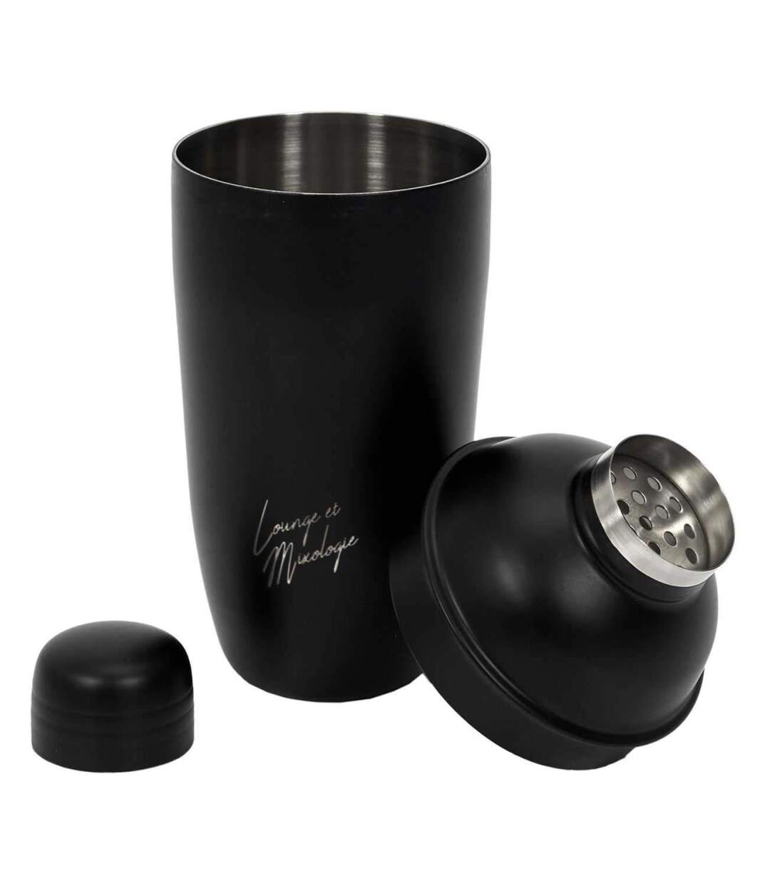 Shaker à cocktail en inox noir 62 cl-4