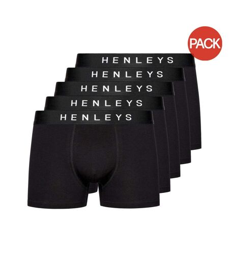 Boxers coalink homme noir Henleys