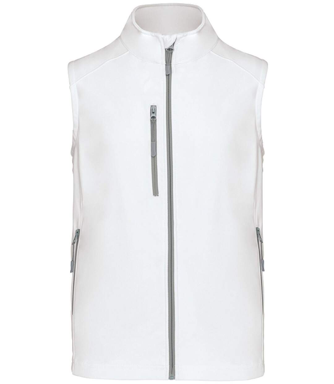 Bodywarmer softshell - gilet sans manches - K403 - blanc - Homme