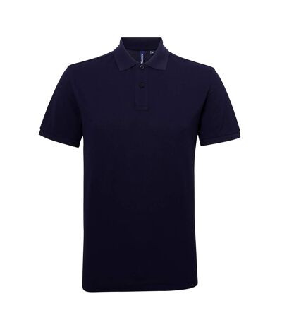 Asquith & Fox Mens Short Sleeve Performance Blend Polo Shirt (Navy)