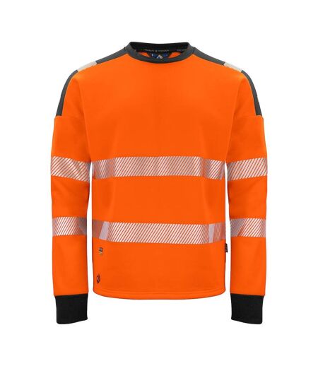 Projob Mens Hi-Vis Sweatshirt (Orange/Black) - UTUB768