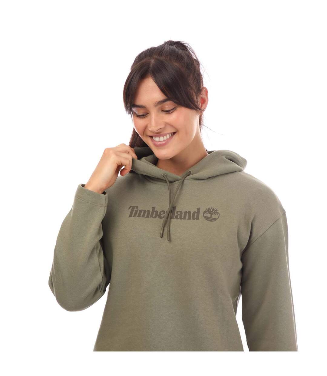 Womens/ladies northwood hoodie khaki Timberland-3