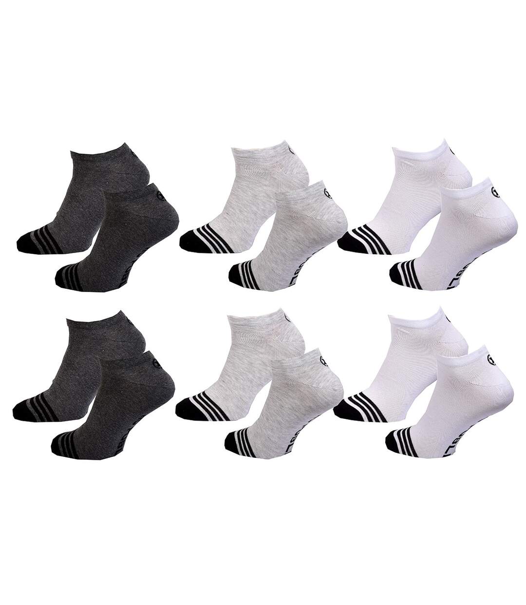 Chaussettes Homme NO PUBLIK Qualité et Confort-Assortiment modèles photos selon arrivages- Pack de 6 Paires SNEAKERS NO PUBLIK 28812