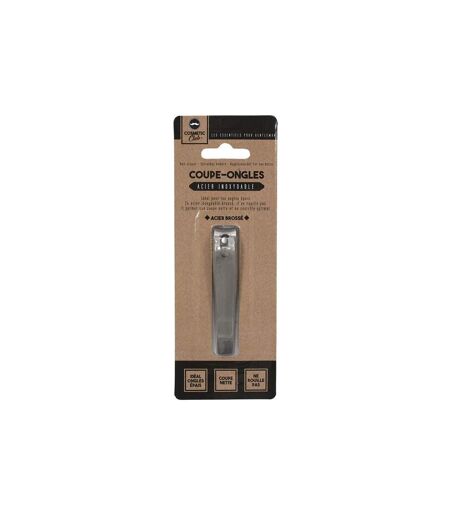 Coupe-Ongles en Acier Brossé Beauty 8cm Argent
