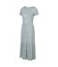 Womens/ladies Sardinia Dotted Tiered Dress Green Mountain Warehouse-3