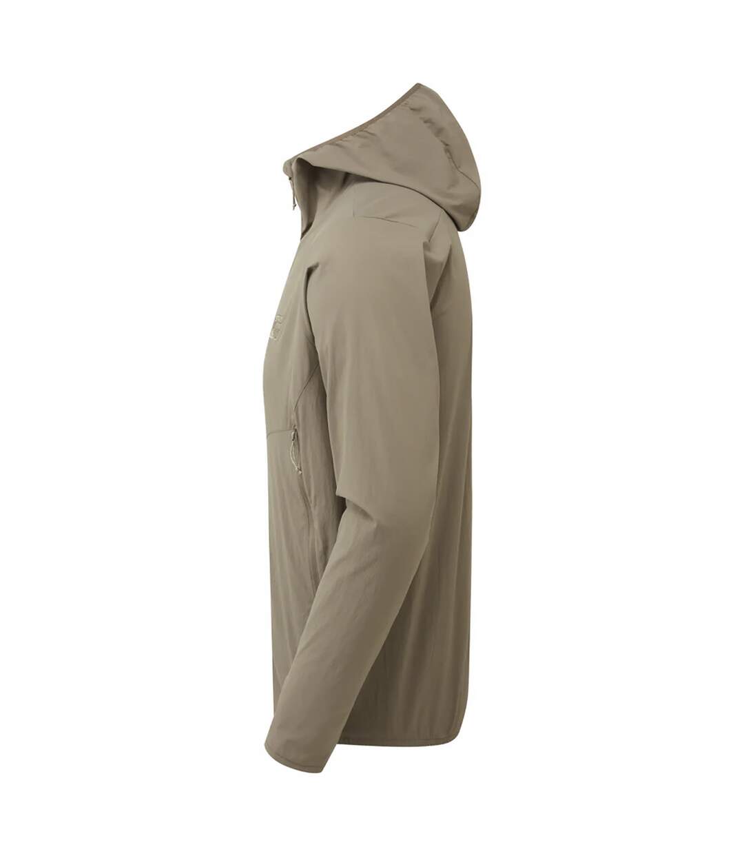 Mens Lightweight Softshell Hiking Hoodie Jacket with Water Repellent Finish-3