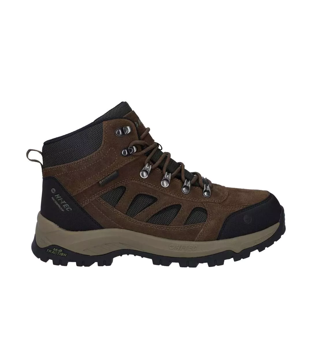 Bottes Coupe Large Bandera Expedition Homme Fumée Kaki Hi-Tec-4