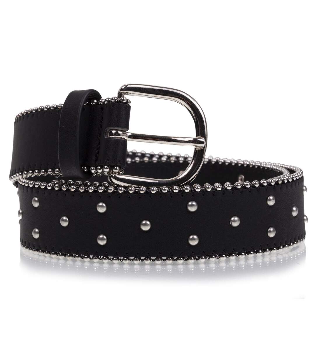 Isotoner Ceinture femme lisse rétro-2