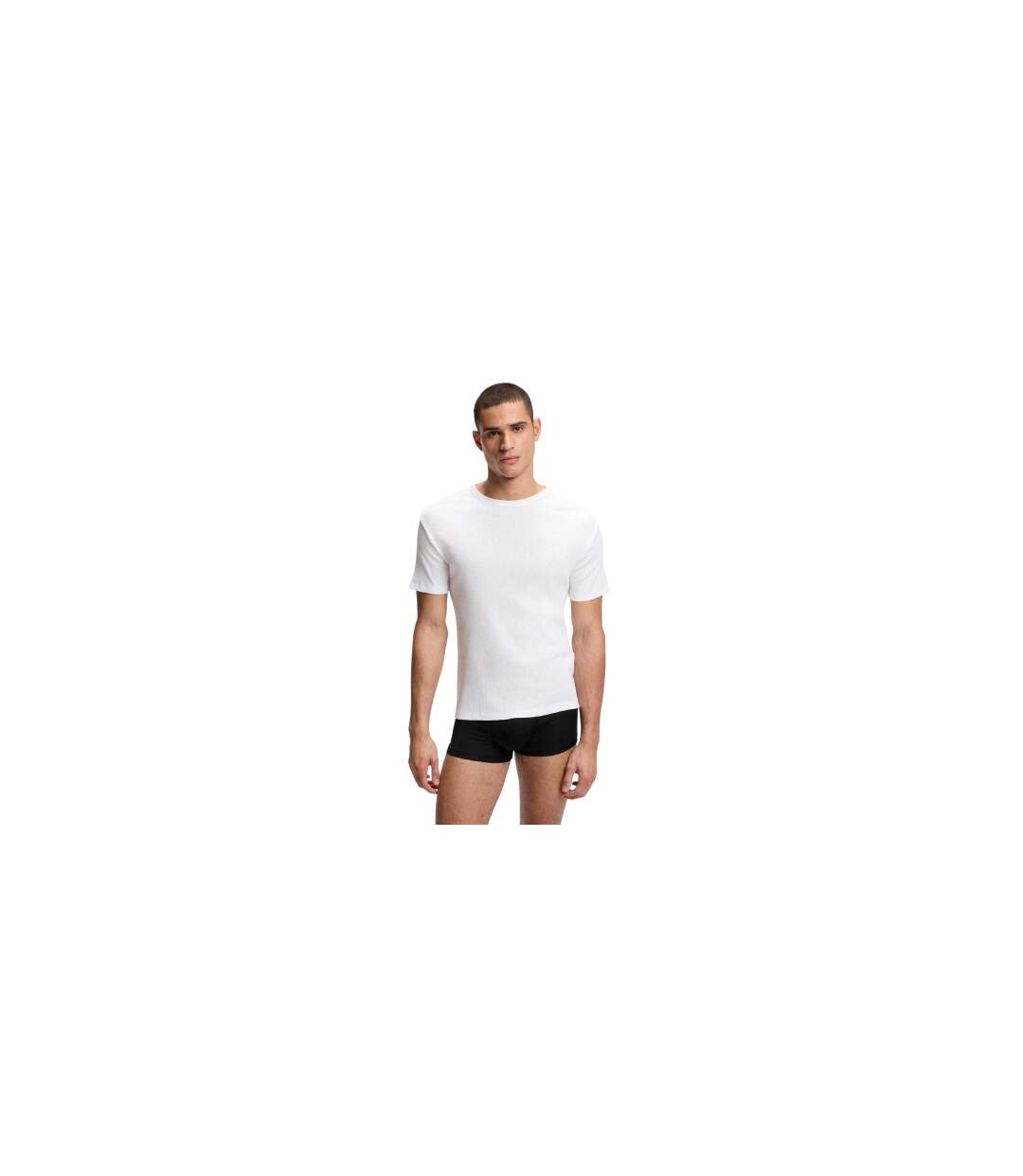 Lot De 2  T-shirts Manches Courtes Homme Blanc Hugo-1