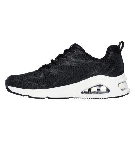 Womens/ladies Tres Air Uno Glitter Trainers Black Skechers