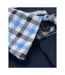 Polo Motif/style À Carreaux Homme Bleu Marine Lambretta-4