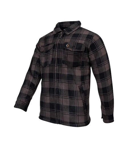 Chemise Motif/style À Carreaux Homme Marron Speero