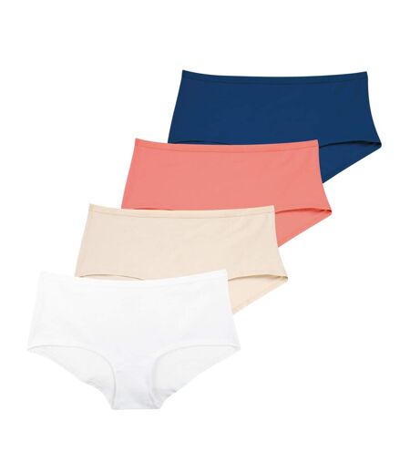 Lot de 4 shortys femme Eco Pack Basic Athena