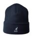 Embroidered Logo Acrylic Pull-on Beanie Dark Blue Kangol-2