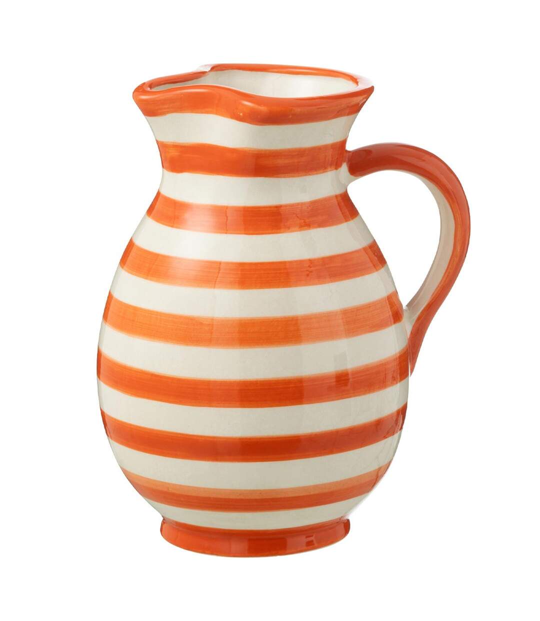 Pichet en Céramique Granada Rayure 1,6L Orange-1