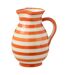Pichet en Céramique Granada Rayure 1,6L Orange-1