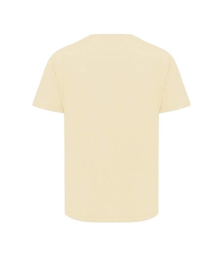 Womens/ladies yala recycled cotton lightweight t-shirt yellow cream Iqoniq