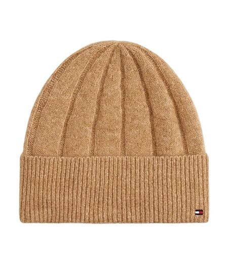 Bonnet marron homme tommy hilfiger fluffy