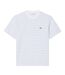 T-shirt Motif/style À Rayures Homme Blanc Lacoste-2