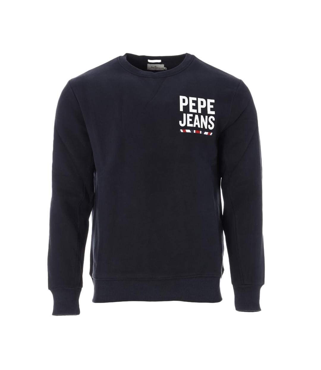 Sweat marine homme pepe jeans edison - l-1
