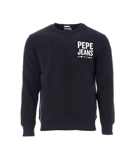 Sweat marine homme pepe jeans edison - l