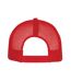Casquette Trucker Adulte Rouge Blanc Beechfield-2