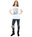 Disney - T-shirt CARS JACKSON STORM BLUEPRINT - Femme (Blanc) - UTBI16110-4
