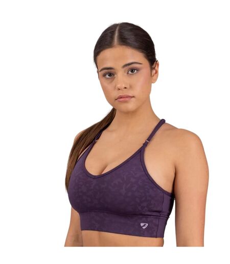 Brassière de sport invigorate femme violet Aubrion