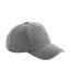 Casquette De Baseball Motif/style Uni Gris Délavé À L´acide Beechfield-1