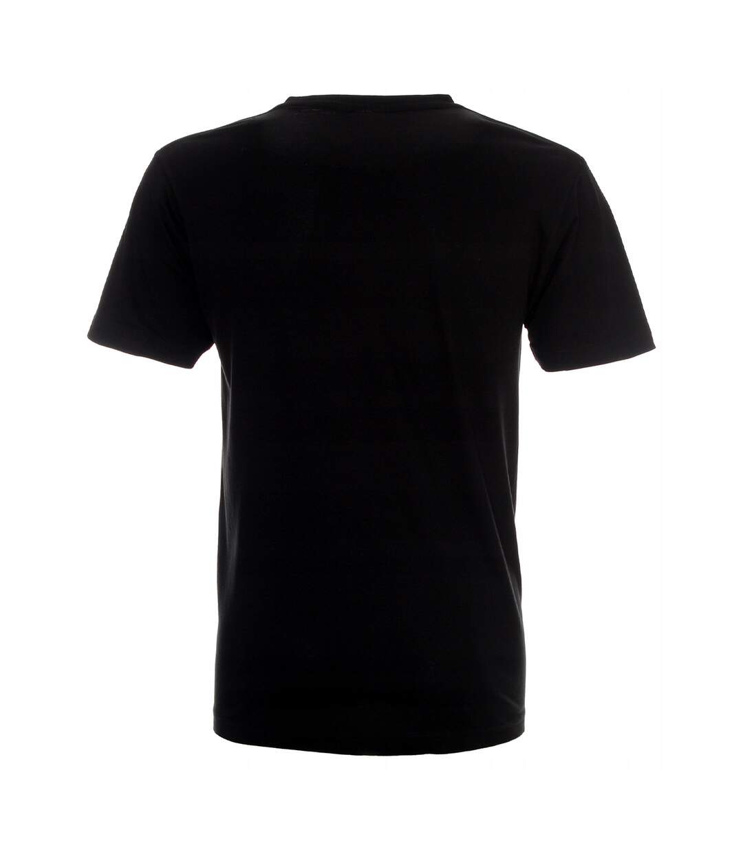 T-shirt Motif/style Uni Homme Noir Promostars-2